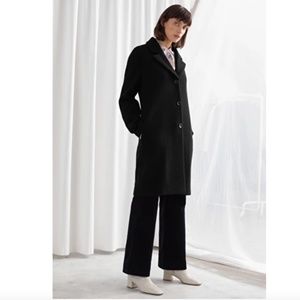 & Other Stories 100% Wool Long Coat